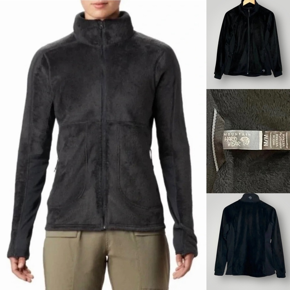 Mountain Hardwear Monkey Man Fleece Jacket Medium Super Soft Pockets Full Zip